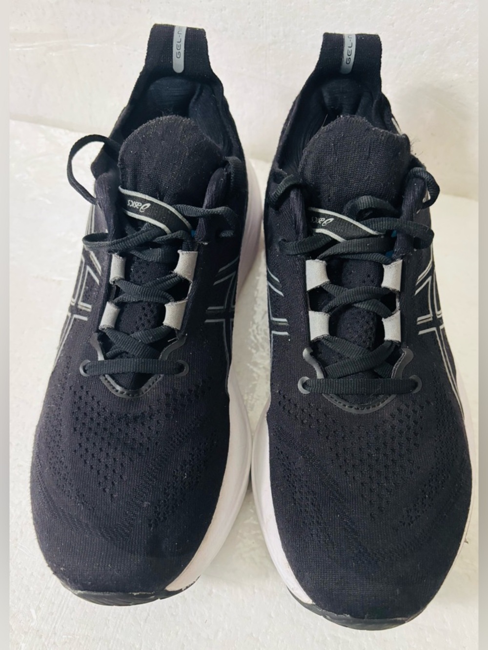 Unisex ASICS shoes Gel-Exite 10 Black Athletic Running Shoes Size 9
